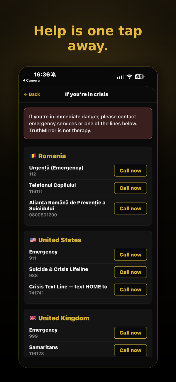 Crisis support